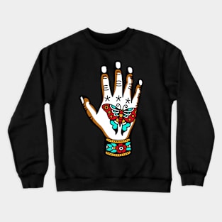 Hand butterfly Crewneck Sweatshirt